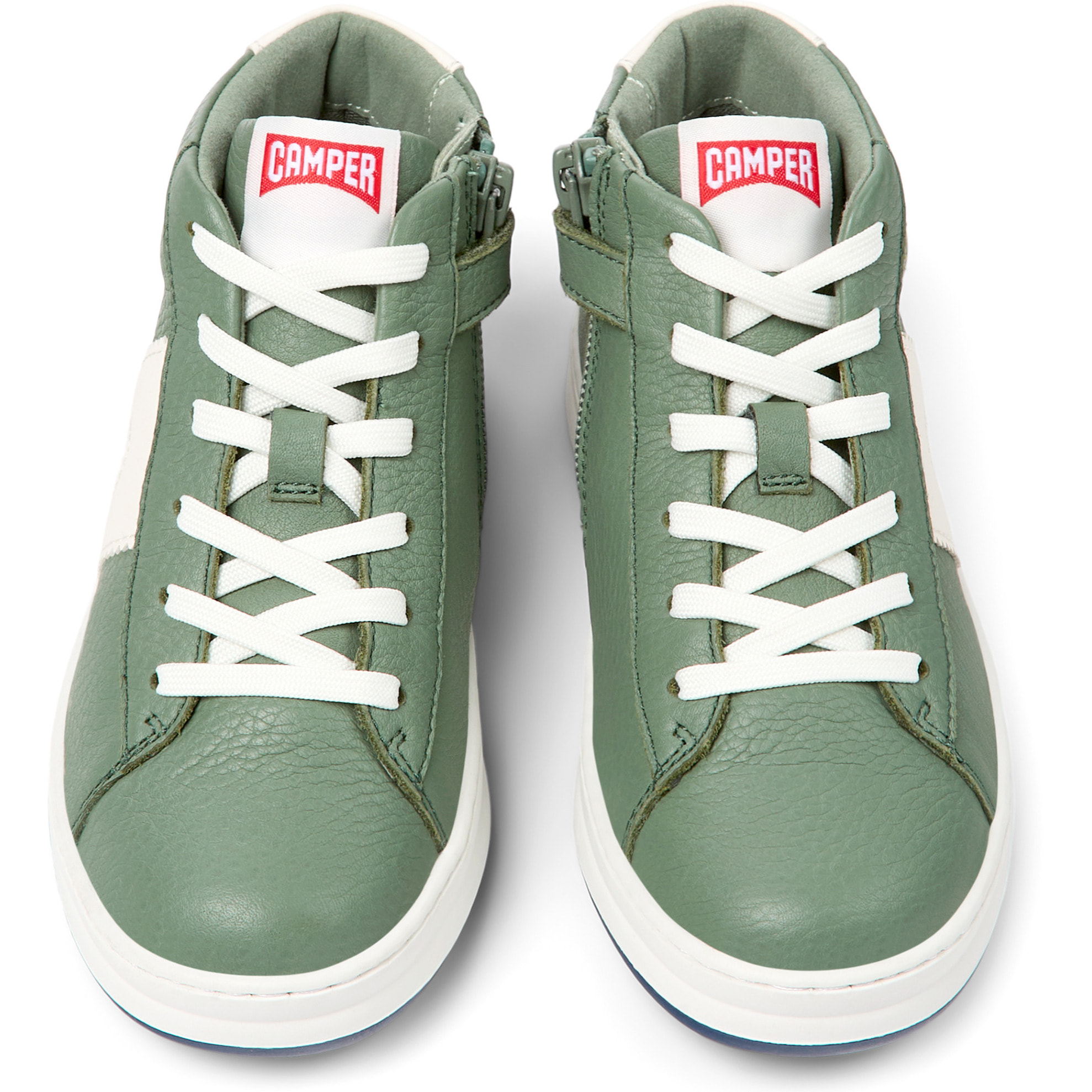 Zapatillas - CAMPER Runner Four - Verde - Cuero liso