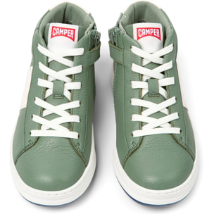Zapatillas - CAMPER Runner Four - Verde - Cuero liso