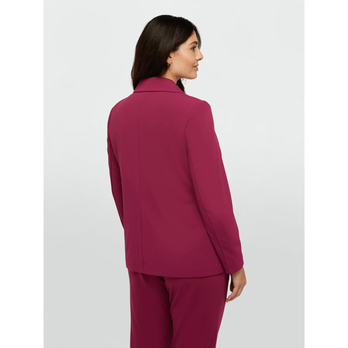 Fiorella Rubino - Blazer con dos botones - Burgundy