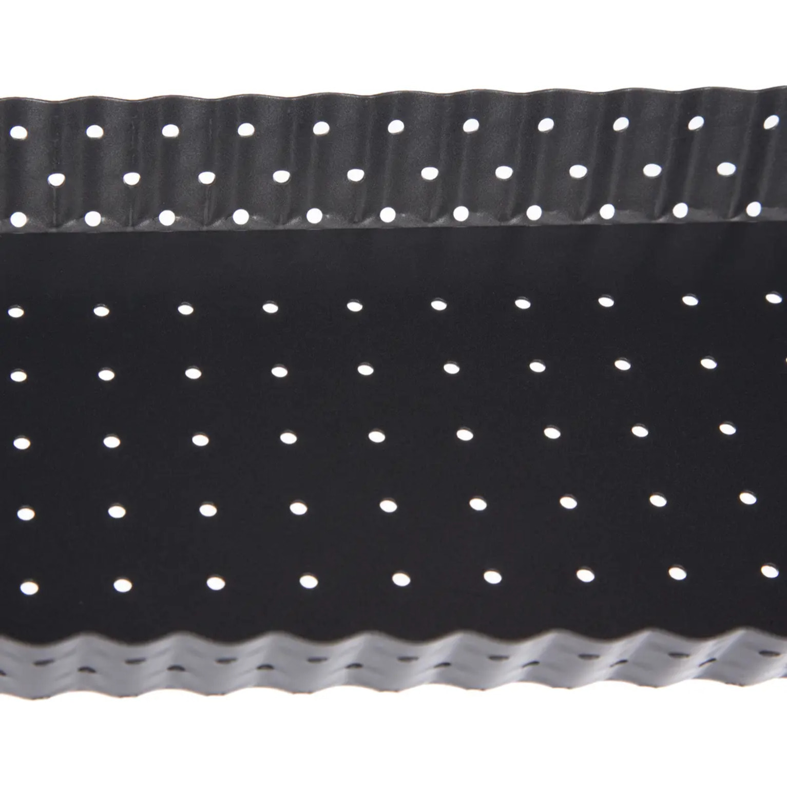 Moule à fond perforé métal 35x11cm