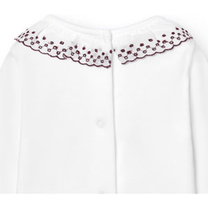 Body bebé manga larga cuello batista