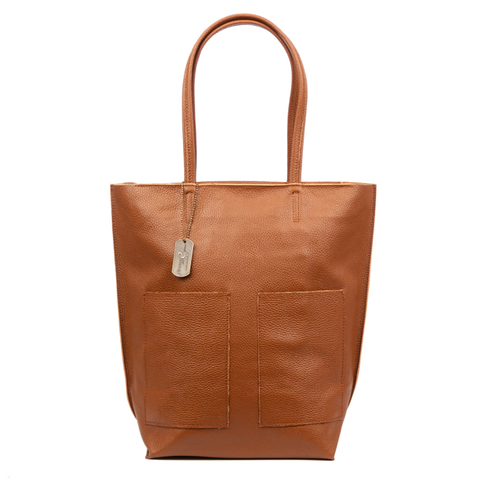 Baranello borsa a spalla donna. Pelle autentica Dollaro.