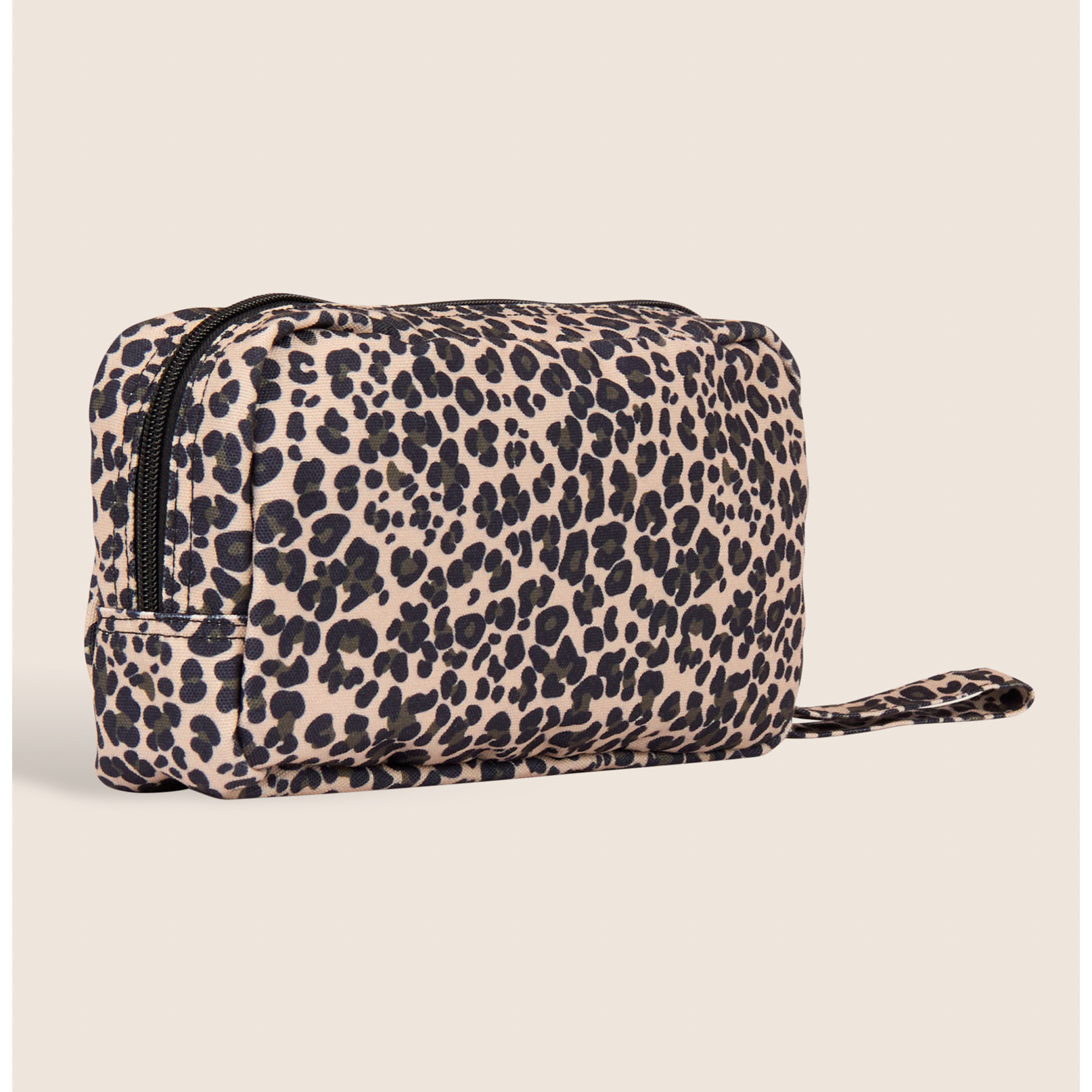 Trousse animalier con laccetto e logo con strass