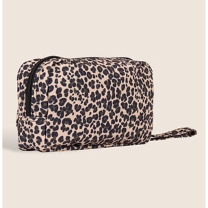 Trousse animalier con laccetto e logo con strass