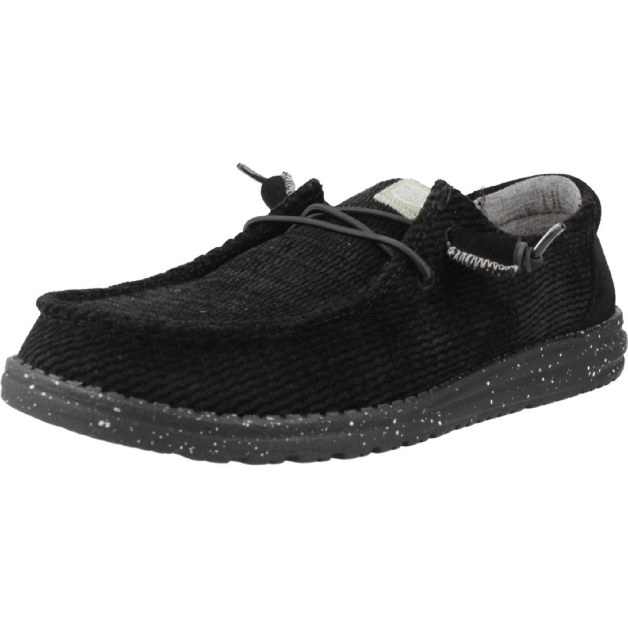 Zapatos Casual Mujer de la marca HEY DUDE  modelo WAVE CORDUROY NEGRO