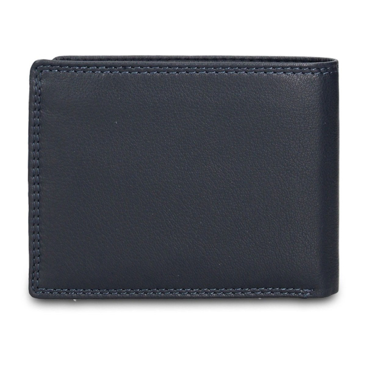 Portafoglio uomo in vera pelle - Modello Cavalier - Casual - 12.5 x 9.5 x 2.0 cm