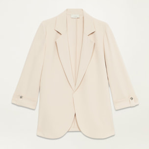 Oltre - Blazer desestructurado - Beige