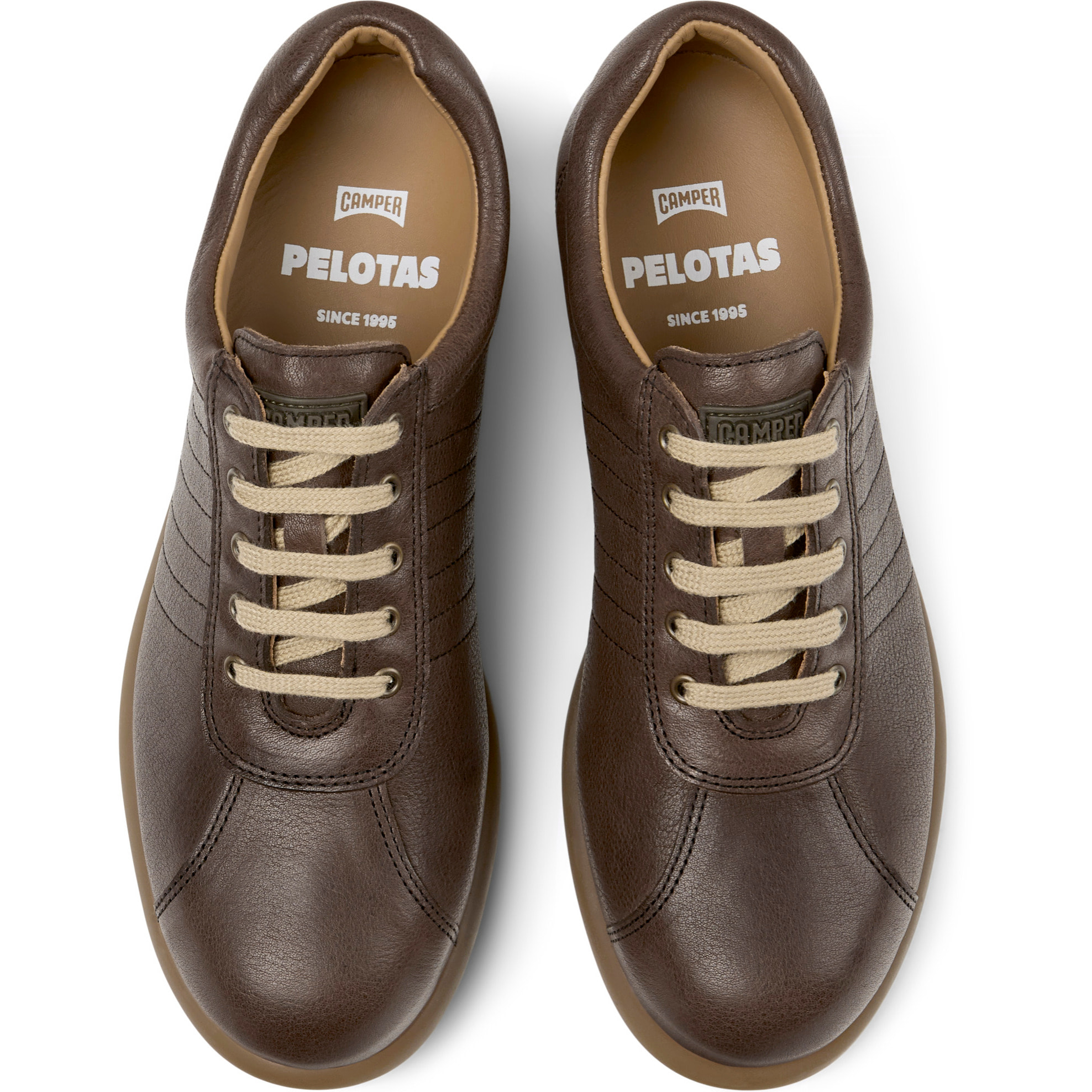 Zapatillas - CAMPER Pelotas Ariel - Marron - Cuero liso