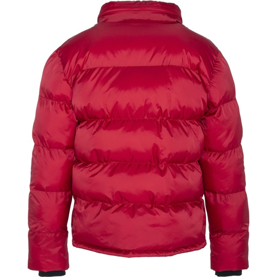 IDAHO SIMPLE PADDED JACKET W/ SCHOTT NYC CHEST EMBROIDERY  100% NYLON Rosso