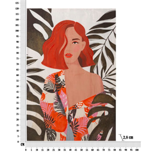 STAMPA DIPINTO LADY JUNGLE -A- 80X2,8X120