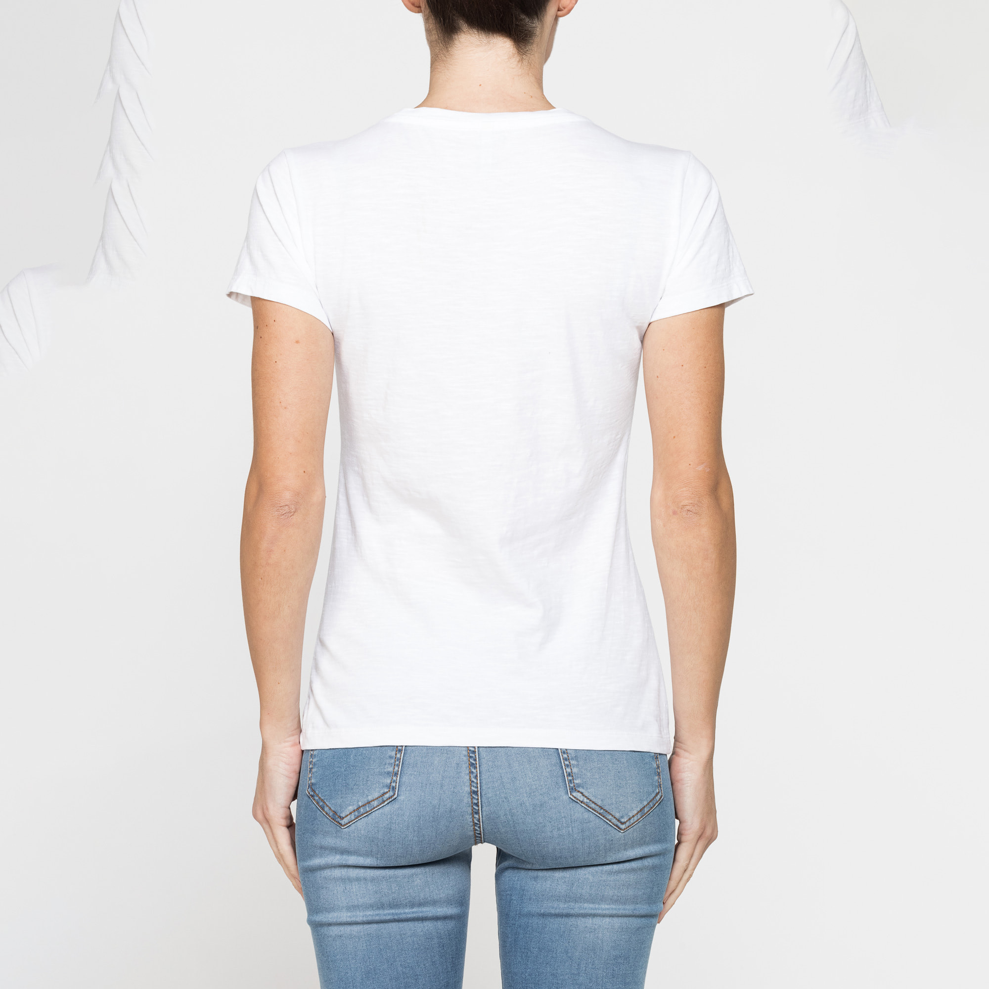 T-SHIRT IN JERSEY SLUB CON STAMPA