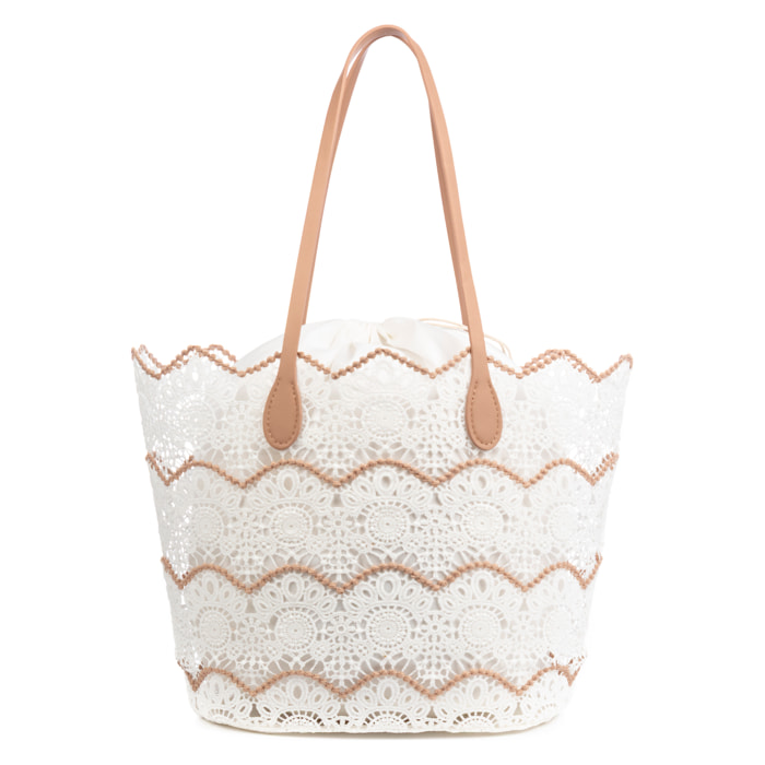 Biferno Bolso de hombro Mujer. Fabricado en algodón.