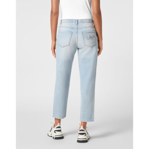 PHILIPP PLEIN Vaqueros Mom Fit HEXAGON