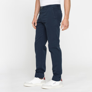 PANTALONE CHINO DA UOMO IN GABARDINA LEGGERA DI COTONE