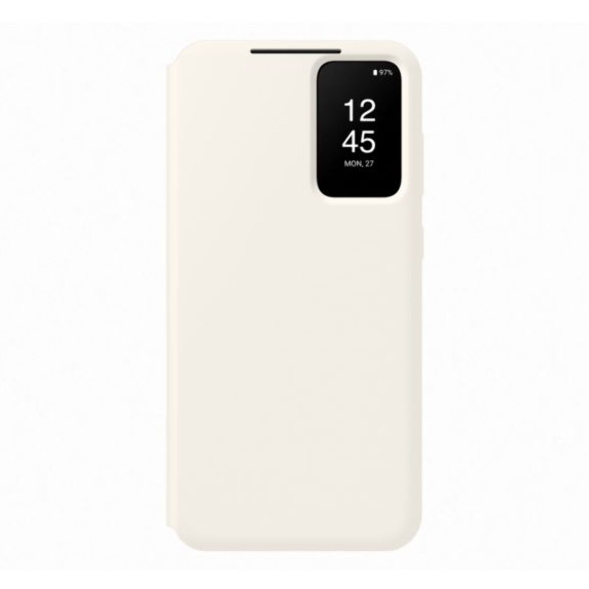 Etui SAMSUNG S23+ Smart View porte-carte Creme