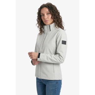Giacca Esercito con zip verde donna