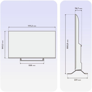 TV QLED ESSENTIELB 50QLED307 50" (126 cm) 4K - Smart TV