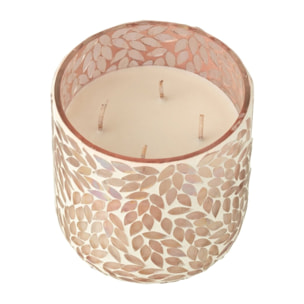 J-Line bougie parfumée Tender Rose - verre - rose - medium - 70H
