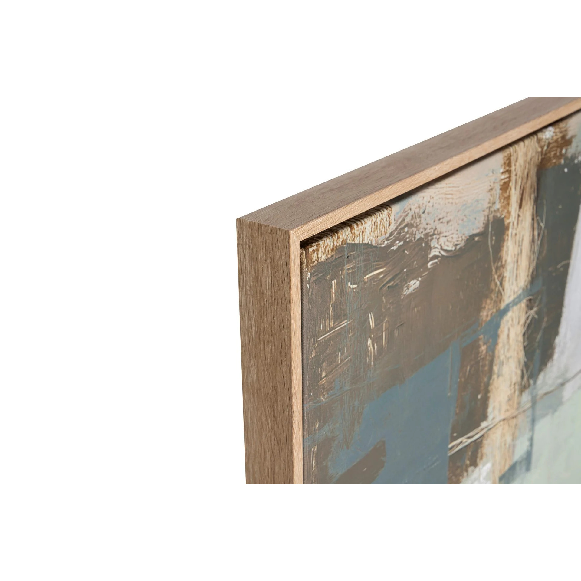 Set 2 Cuadros 80% Pintado A Mano 83x4x83 Cm