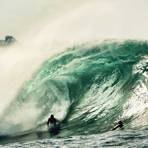 Tableau surf tube en bodyboard Toile imprimée