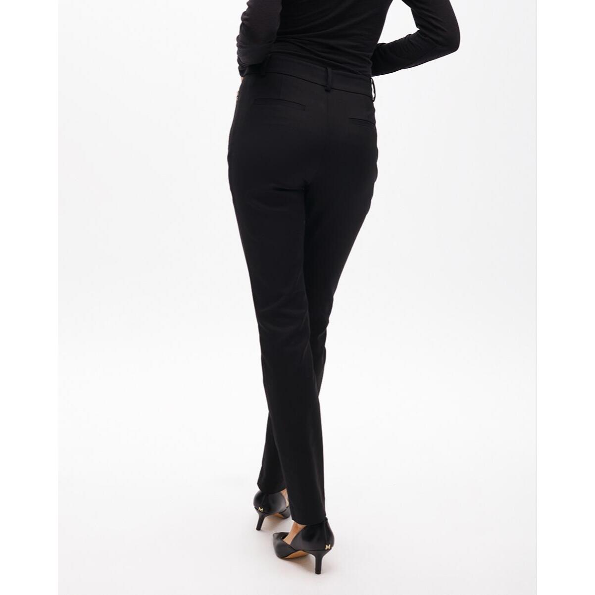 Pantaloni con tasche con zip in tessuto elastico