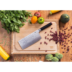 Mannaia martellato | acciaio 440C | L: 19 cm