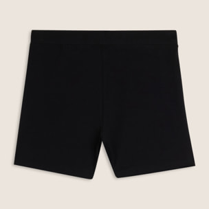 Leggings corti in jersey con logo scintillante