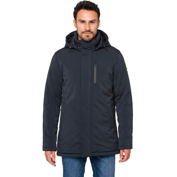 Parka NUSAKAN acolchada impermeable gris oscuro