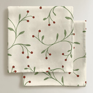 Lot de 2 serviettes Christmas Wish 2 1225