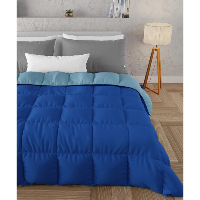 Piumino double face invernale Blu Azzurro in poliestere