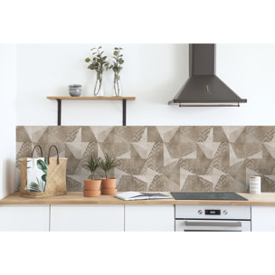 Stickers adhesivos de CERAMIKO - Geométrico sepia 100x100