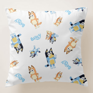 Housse de coussin BLUEY avec garnissage 45x45.