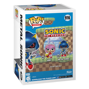 Sonic The Hedgehog Pop! Games Vinile Figura Metal Sonic 9 Cm Funko