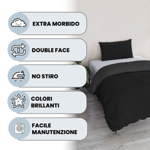 PARURE COPRIPIUMINO VERA PIAZZA E MEZZA