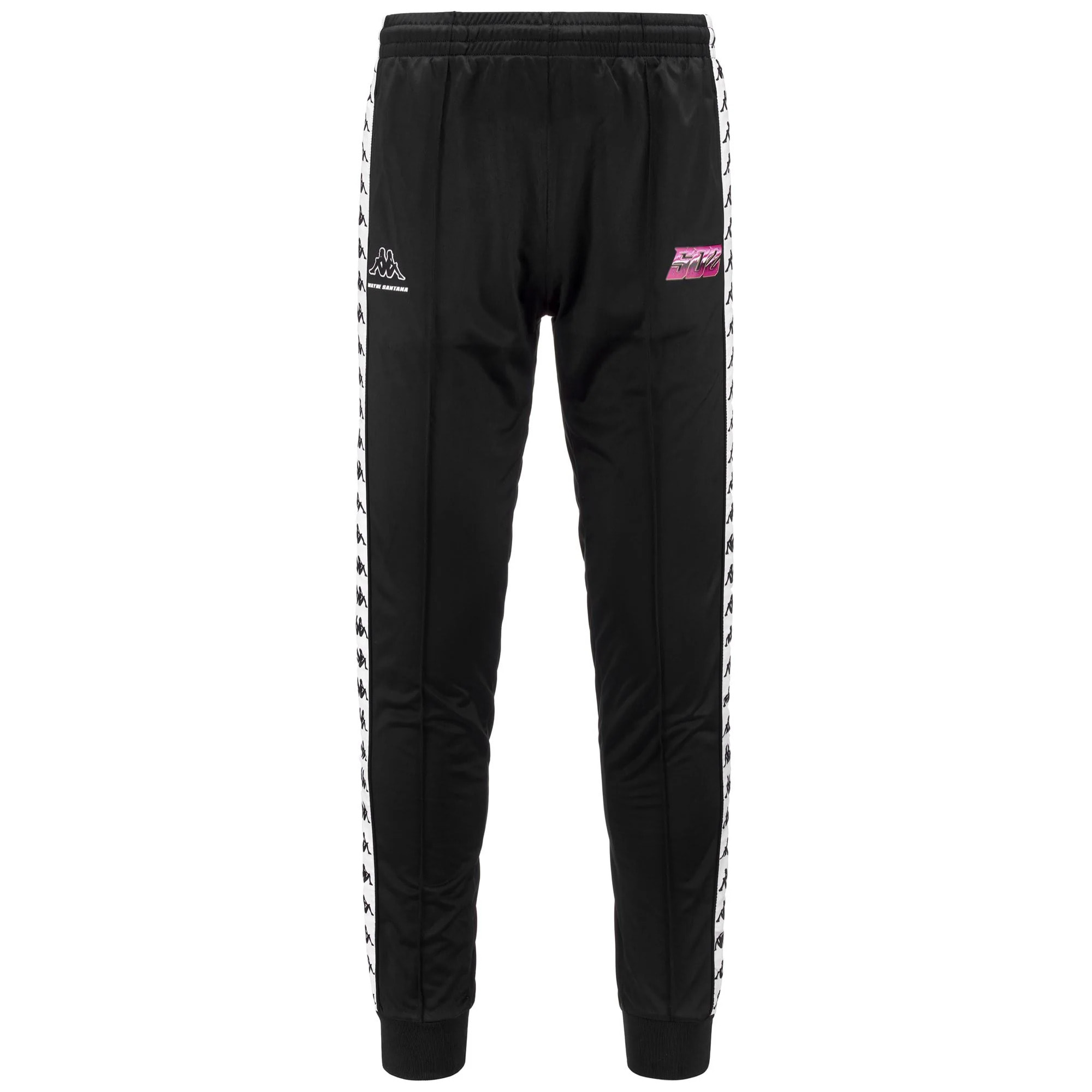 Kappa - Pantaloni Uomo Nero - 222 Banda Dpg Brawer