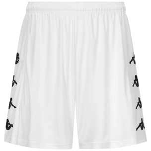 Pantaloni Corti Kappa Uomo Kappa4Football Durchet Bianco