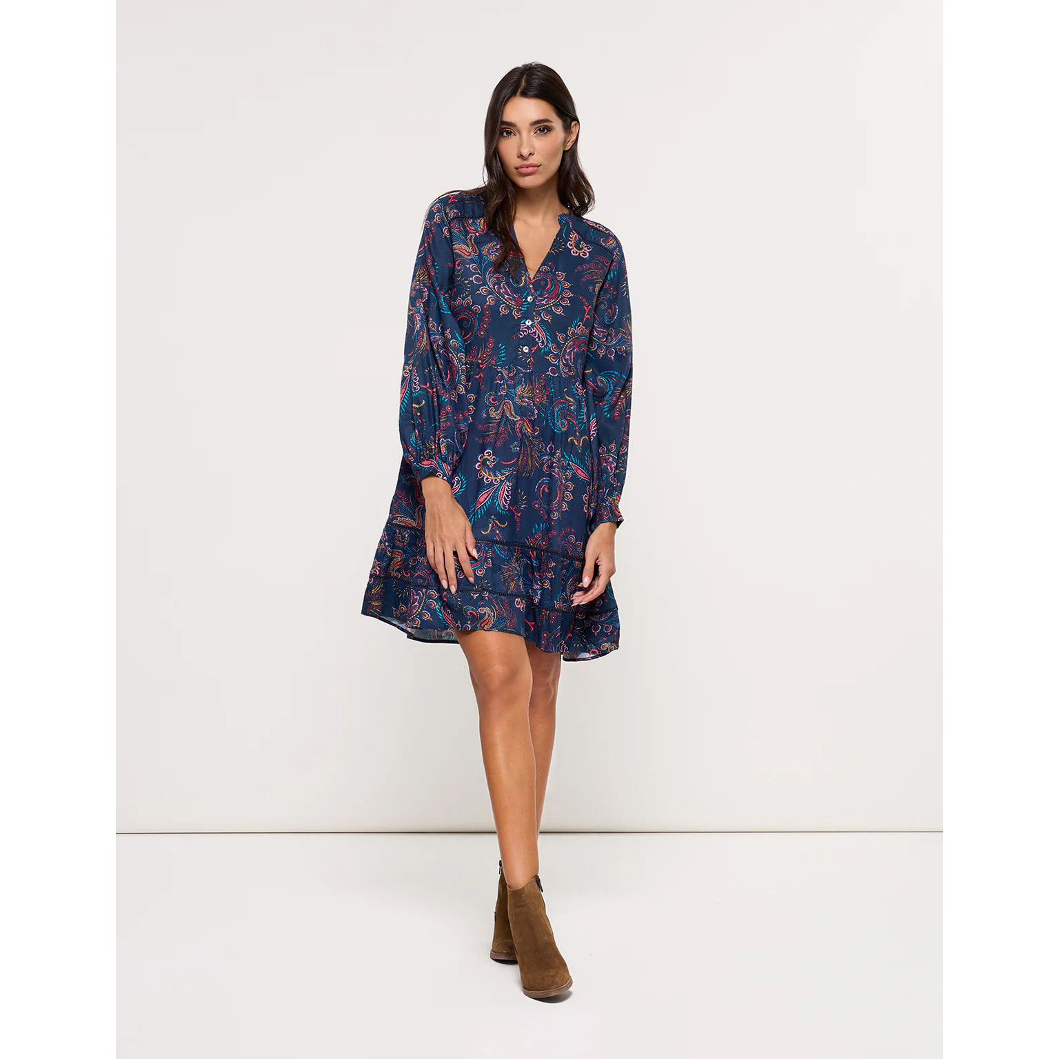 Vestido corto Azul Marino - Heridress