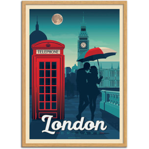 Affiche - London - Olahoop Travel Posters