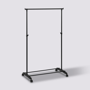 Burro para ropa de una barra