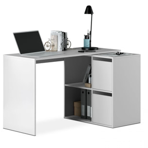 Mesa de escritorio multiposición Spacio Blanco Artik (Blanco Mate)