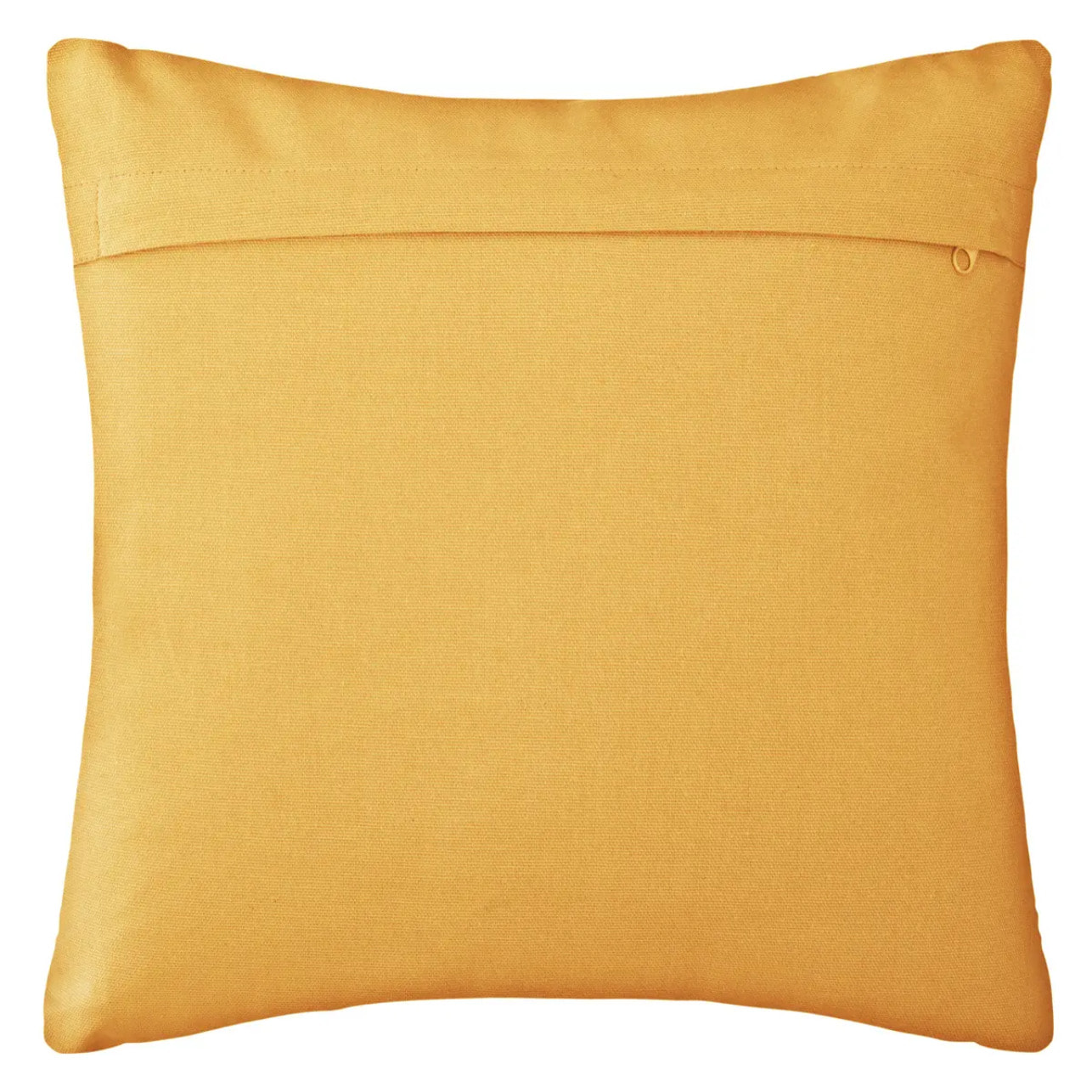 Coussin - motifs otto - coton - jaune ocre - 38x38 cm