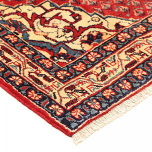 Tapis d'orient au motif oriental, noué main en laine, FIBISI