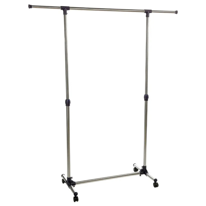 Portant à vêtements simple inox "Venus"