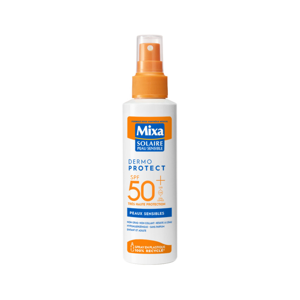 Mixa Dermo Protect Peaux Sensibles Spray Solaire SPF50+ 150ml