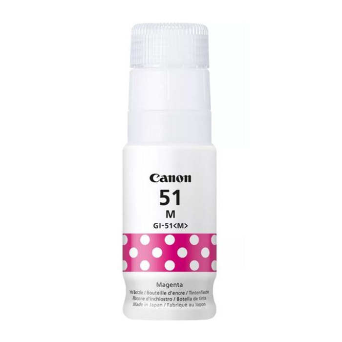 Cartouche d'encre CANON Bouteille d'Encre GL-51 Magenta - 4643C001