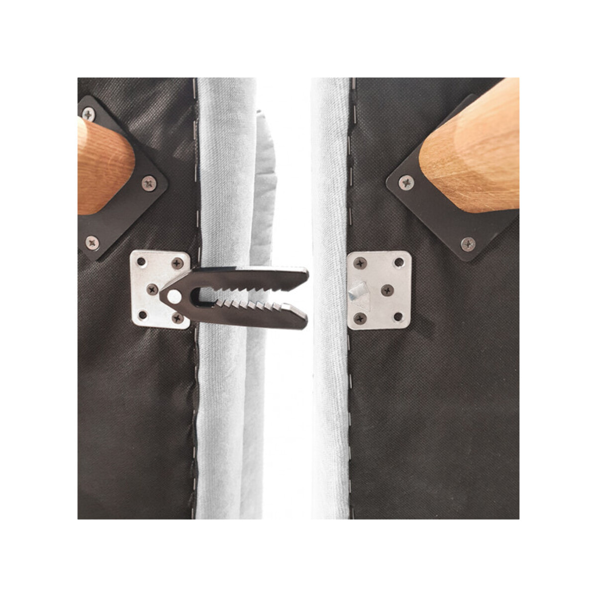 Angle en tissu velours pour canapé modulable - GARY