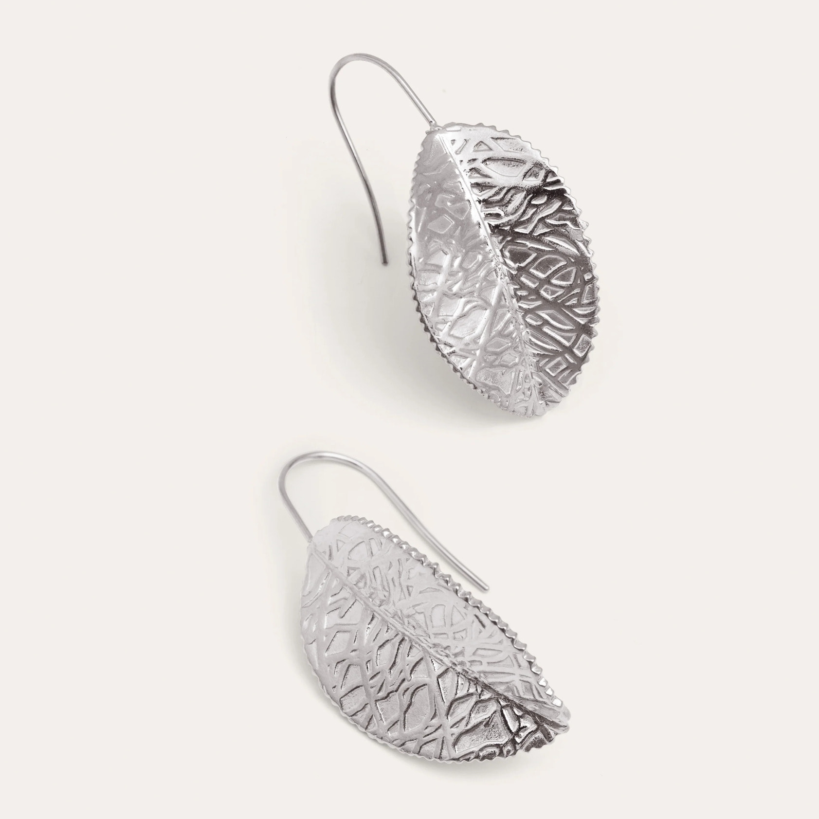 Orecchino Sheet in Acciaio