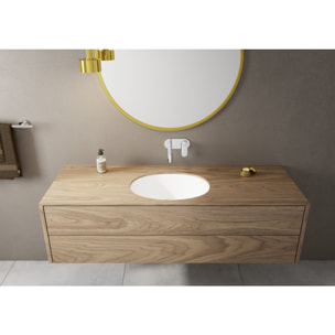 Mitigeur lavabo encastré mural Vernis Blend Chromé