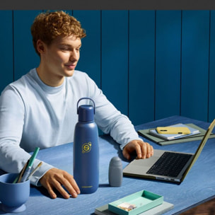 Bouteille isotherme SODASTREAM Gourde Fizz & Go Cool bleue