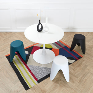 Tabouret Eve Bleu Canard M6